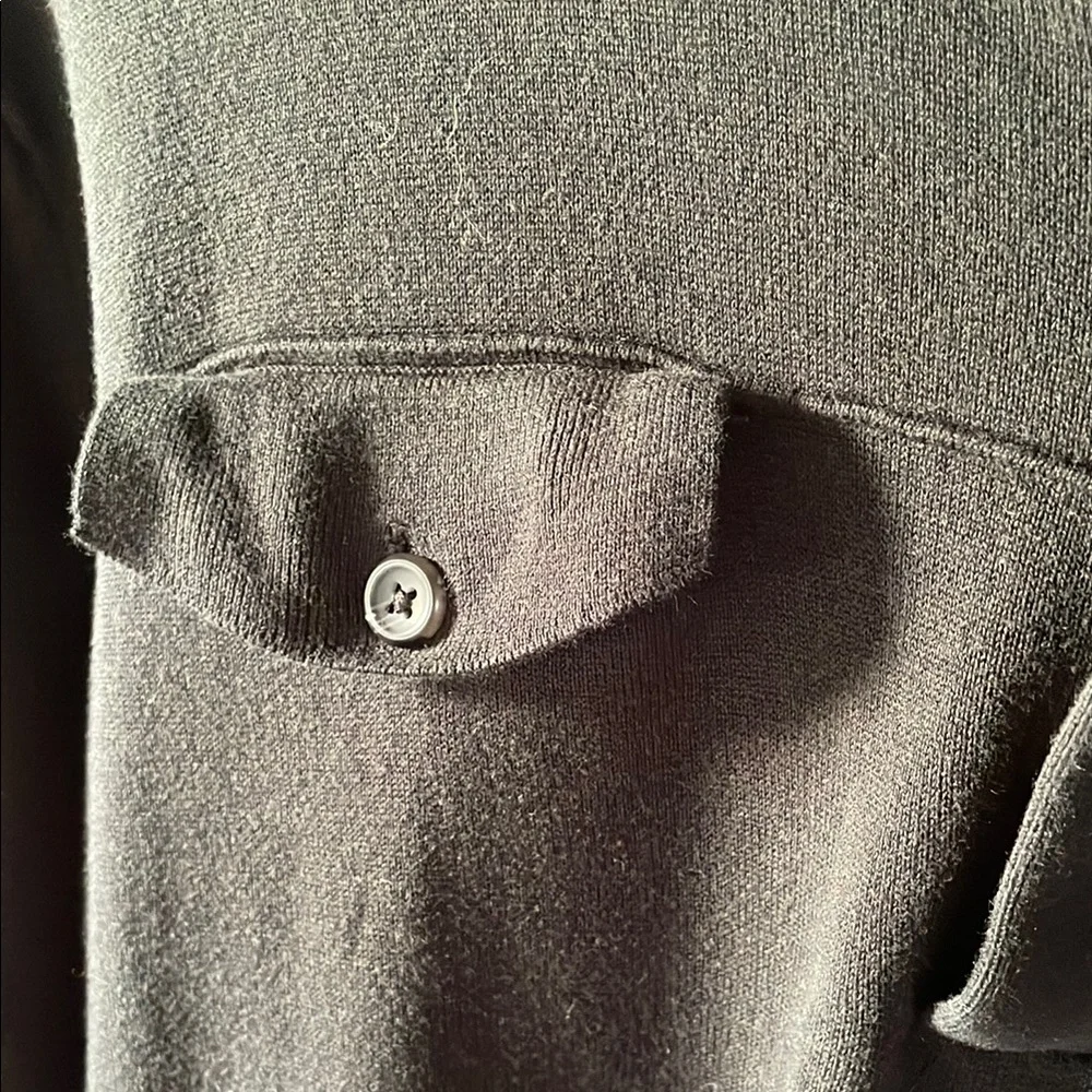 Banana Republic Black Crewneck Sweater Solid Knit Timeless